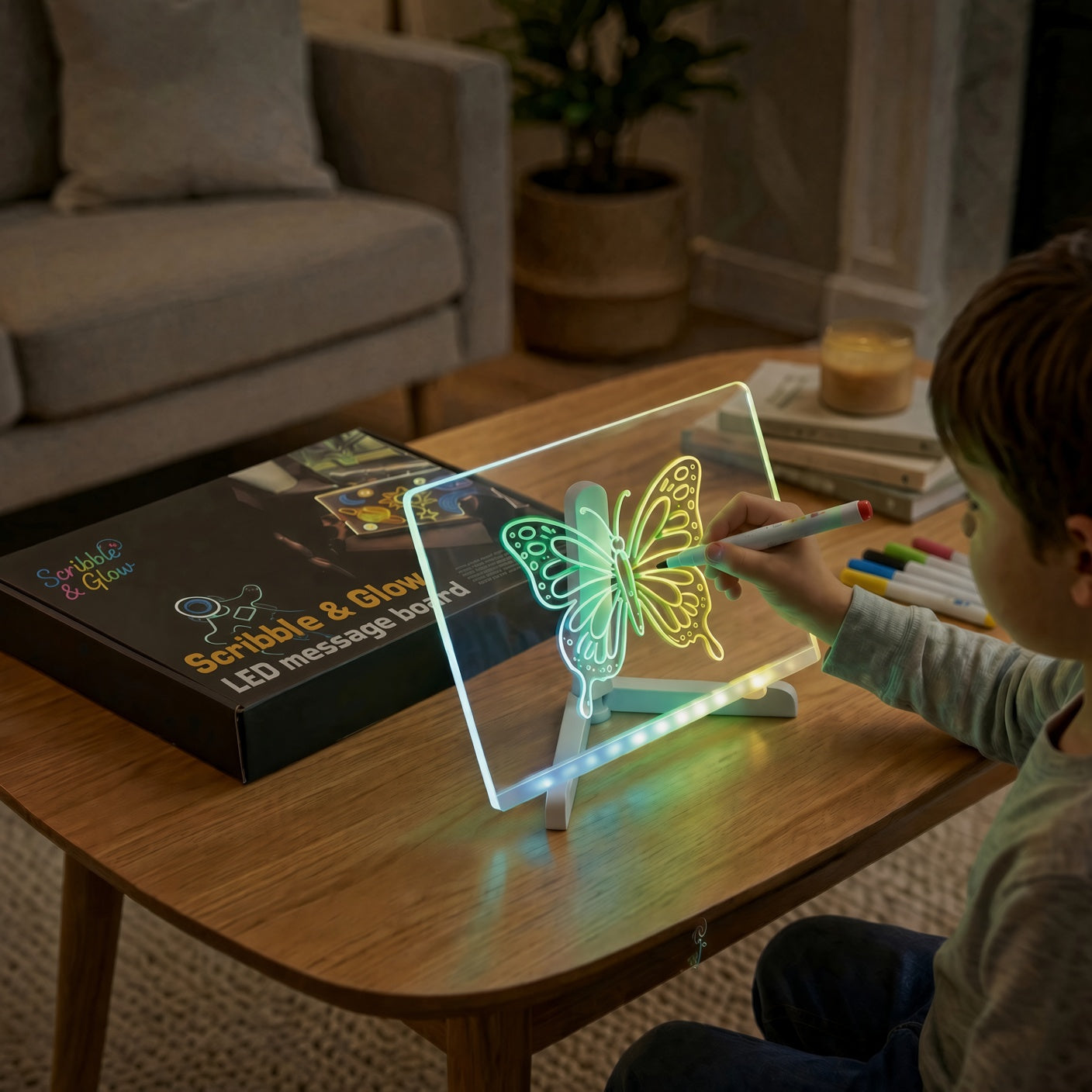 Glow Board — Light-Up LED Drawing Board for Kids